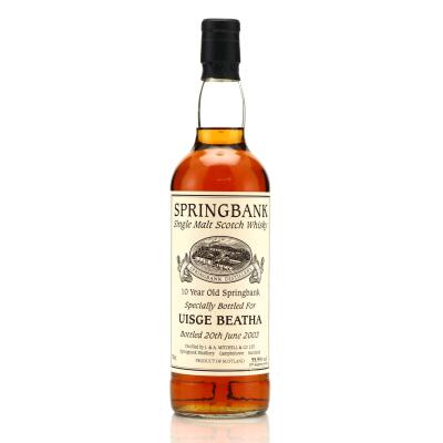 Springbank 10 Year Old Private Cask / Uisge Beatha