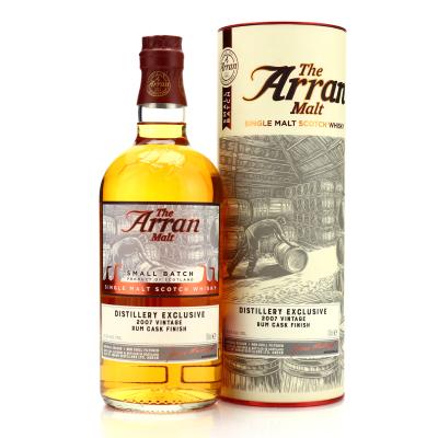 Arran 2007 Small Batch Rum Cask Finish / Distillery Shop