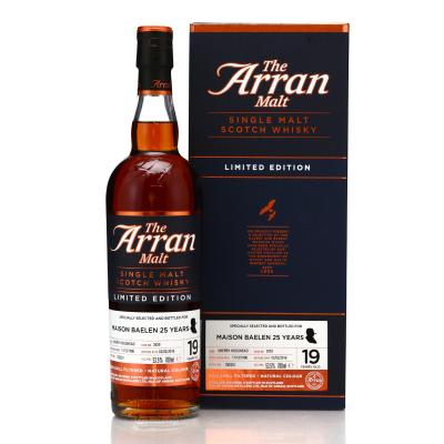 Arran 1996 Single Sherry Cask 19 Year Old #2029 / Maison Baelen 25th Anniversary