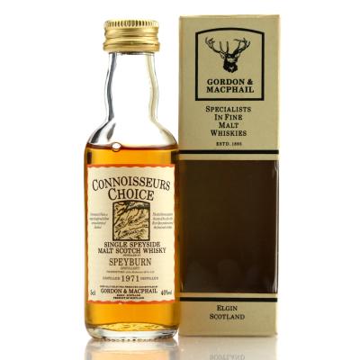 Speyburn 1971 Gordon and MacPhail Miniature 