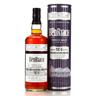 Benriach 1976 Peated Single Bourbon Cask Finish 37 Year Old #5463