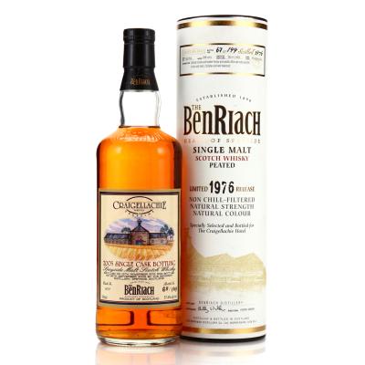 Benriach 1976 Peated Single Cask 28 Year Old #8079 / Craigellachie Hotel