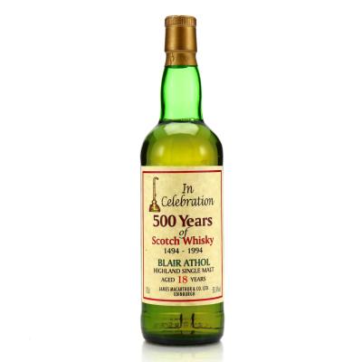 Blair Athol 18 Year Old James MacArthur 500 Years of Scotch