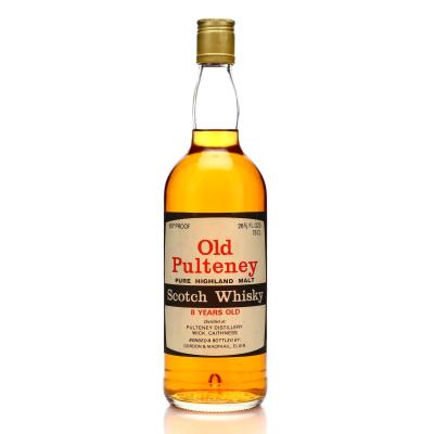 Old Pulteney 8 Year Old Gordon and MacPhail 100 Proof 1970s