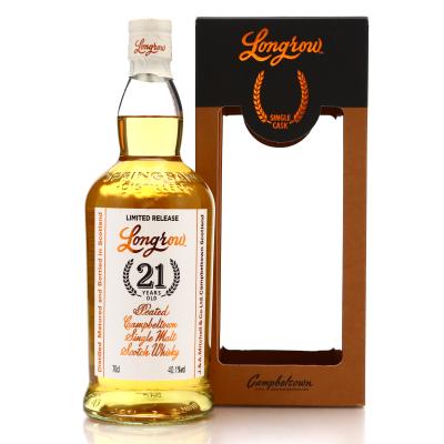 Longrow 21 Year Old Single Rum Cask / Societe Dugas - France