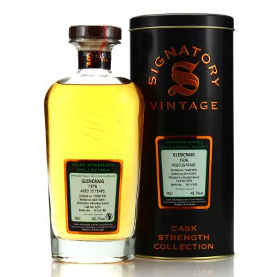 Glencraig 1976 Signatory Vintage 35 Year Old Cask Strength