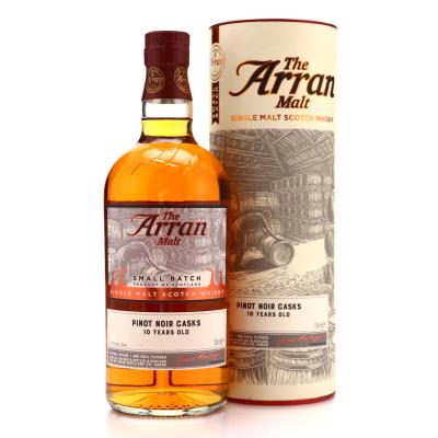 Arran 10 Year Old Small Batch Peated Pinot Noir Casks 