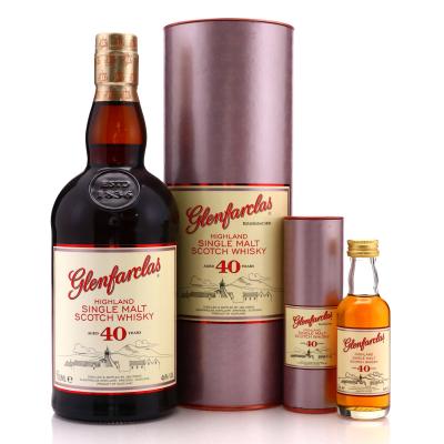 Glenfarclas 40 Year Old with Miniature