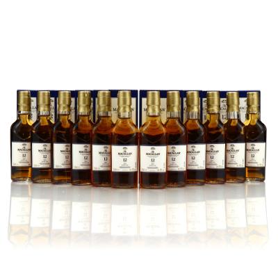 Macallan 12 Year Old Double Cask Miniature x 12