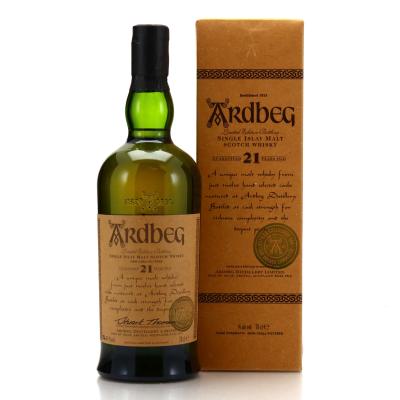 Ardbeg 21 Year Old Committee Release 2001