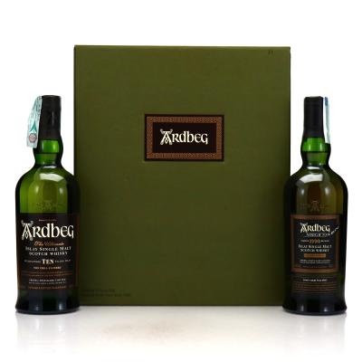 Ardbeg 1990 Airigh Nam Beist 2008 & 10 Year Old Gift Pack 2 x 70cl