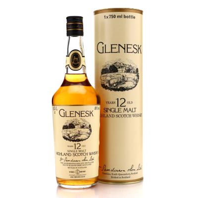 Glenesk 12 Year Old Wm Sanderson 1980s / Swiss Import