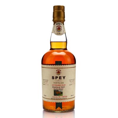 Spey 15 Year Old Vintage