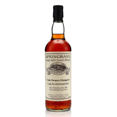 Springbank 1998 Private Port Cask #224 / Glengarry