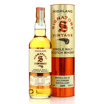 Aultmore 2009 Signatory Vintage 12 Year Old