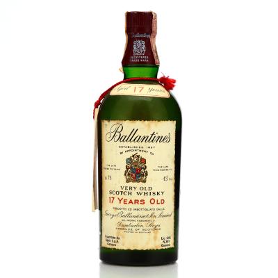Ballantine's 17 Year Old 1980s / Spirit Import