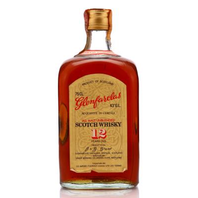 Glenfarclas 12 Year Old Grant Bonding Co 1970s / Co. Import