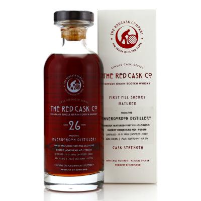 Invergordon 1996 The Red Cask Co. 26 Year Old