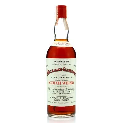 *Macallan 1936 Gordon and MacPhail 37 Year Old / Co. Pinerolo Import