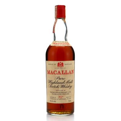 Macallan 12 Year Old Gordon and MacPhail 1970s / Co. Pinerolo Import