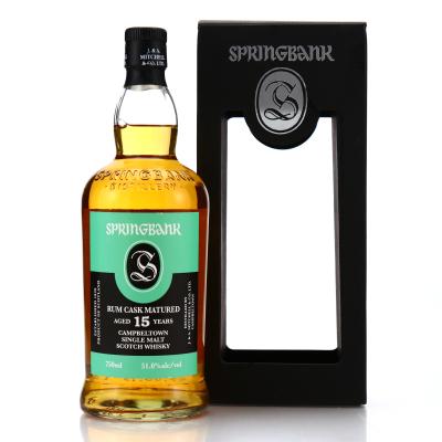 Springbank 2003 Rum Wood 15 Year Old 75cl / US Import