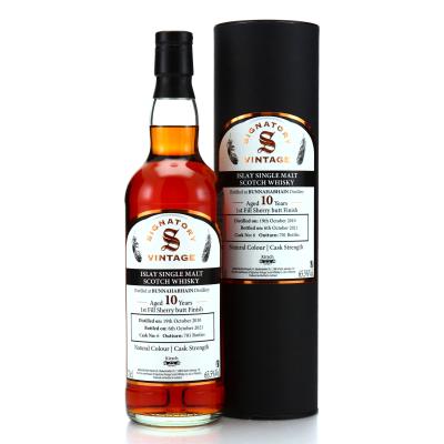 Bunnahabhain 2010 Signatory Vintage 10 Year Old / Kirsch Import