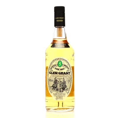 Glen Grant 1986 5 Year Old 1 Litre / Seagram Italia Import