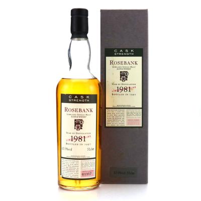 Rosebank 1981 Flora and Fauna Cask Strength