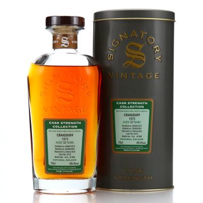 Craigduff 1973 Signatory Vintage 32 Year Old Cask Strength