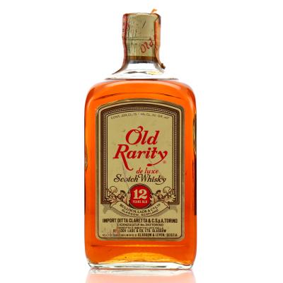 Old Rarity 12 Year Old De Luxe 1970s / Claretta Import