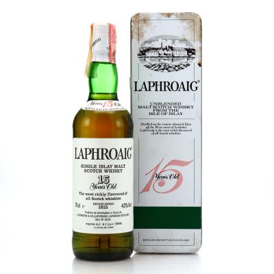 Laphroaig 15 Year Old 1980s / F&C Import