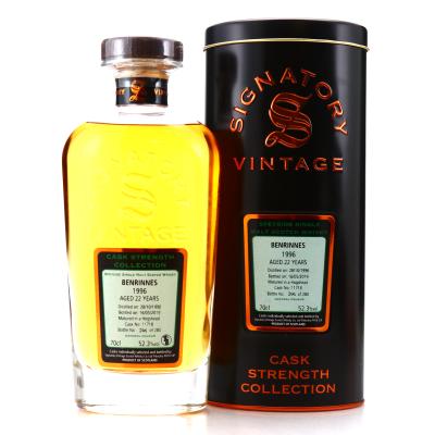 Benrinnes 1996 Signatory Vintage 22 Year Old Cask Strength