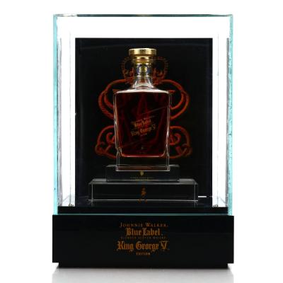 Johnnie Walker Blue Label King George V / Lighted Display Box - Collection Only