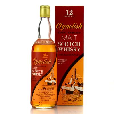 Clynelish 12 Year Old Ainslie and Heilbron 1980s Full Proof / Cord Stehr Import