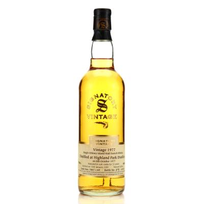 Highland Park 1977 Signatory Vintage 23 Year Old