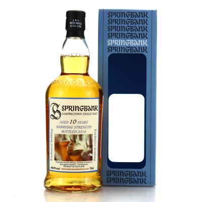 Springbank 10 Year Old Marrying Strength 2014 / Cadenhead Whisky Shop