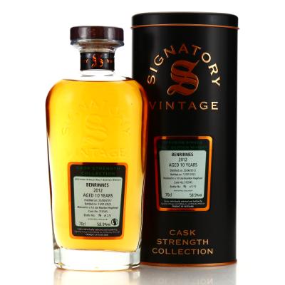 Benrinnes 2012 Signatory Vintage 10 Year Old Cask Strength