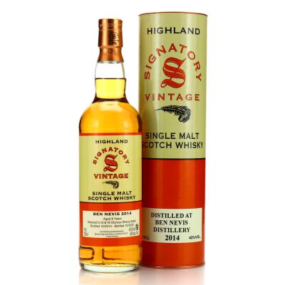 Ben Nevis 2014 Signatory Vintage 8 Year Old