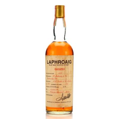 Image for Laphroaig 1970 Samaroli 14 Year Old / Osteria Apostoli