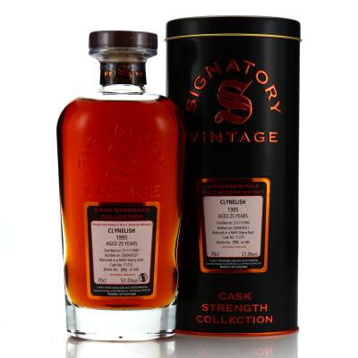 Clynelish 1995 Signatory Vintage 25 Year Old Cask Strength