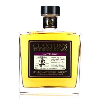 Springbank 1996 Claxton's 22 Year Old