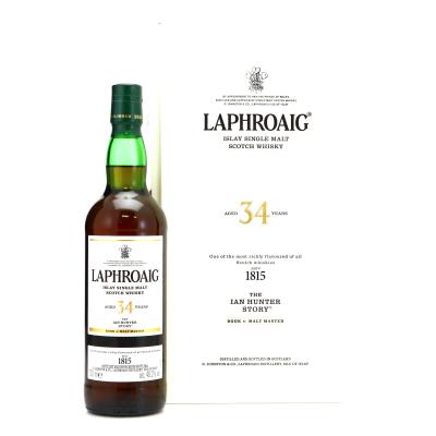 Laphroaig 34 Year Old The Ian Hunter Story Book 4 75cl / US Import