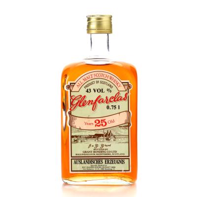 Glenfarclas 25 Year Old Grant Bonding Co 1970s / German Import