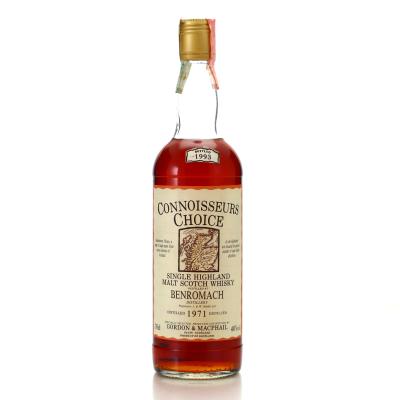 Benromach 1971 Gordon and MacPhail bottled 1993