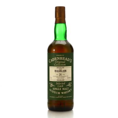 Balblair 1965 Cadenhead's 26 Year Old