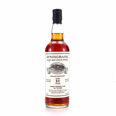 Springbank 2000 Private Sherry Cask 21 Year Old Springbank 2000 Private Sherry Cask 21 Year Old