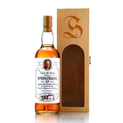 Springbank 25 Year Old Frank McHardy 40 Years in Distilling