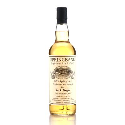 Springbank 1993 Private Cask / Jack Tingle