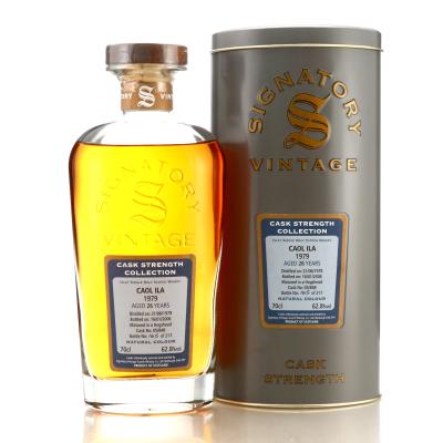 Caol Ila 1979 Signatory Vintage 26 Year Old Cask Strength