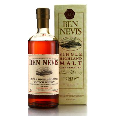 Ben Nevis 1972 Single Cask 26 Year Old #604